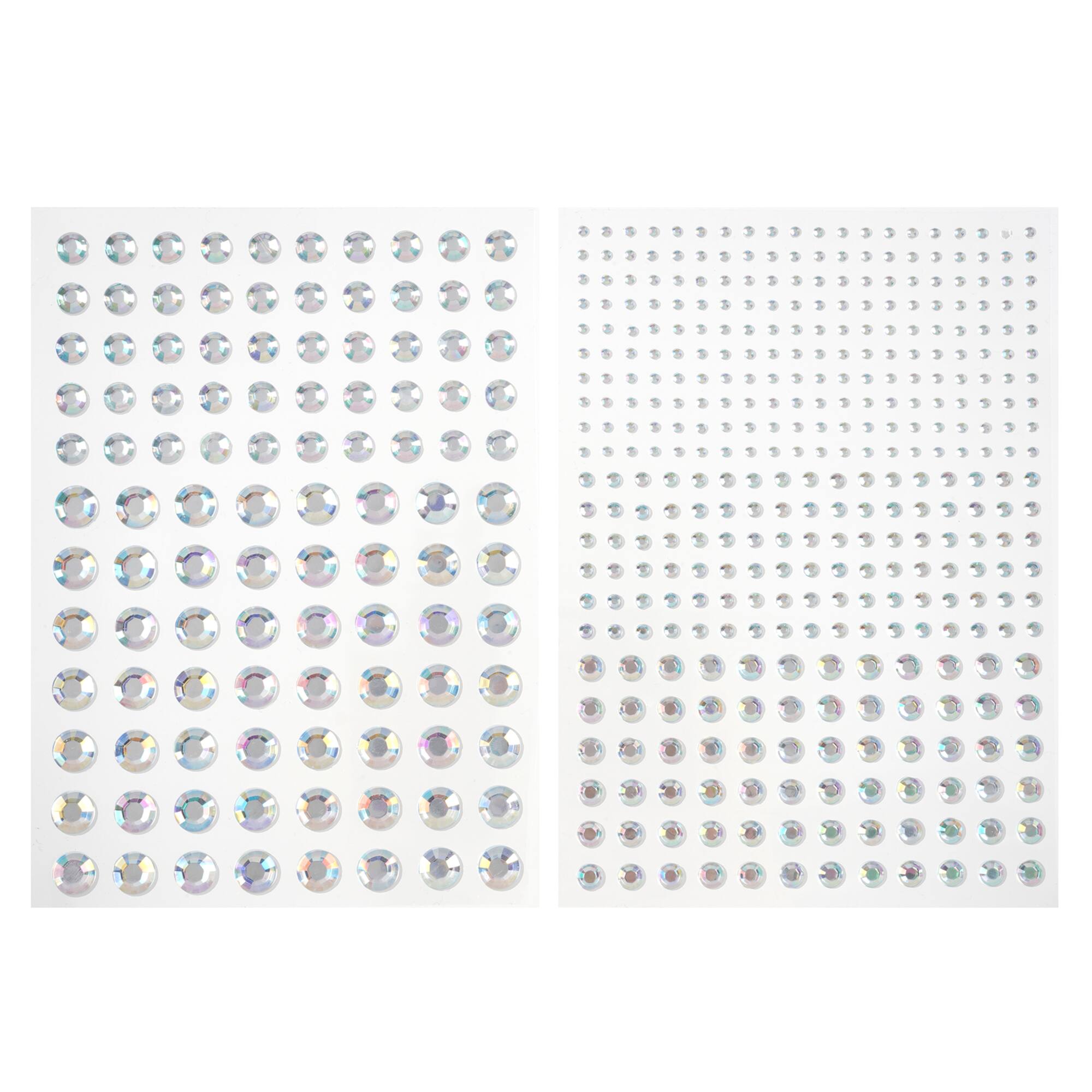 12 Packs: 480 ct. (5,760 total) Iridescent Rhinestone Adhesives by Recollections™